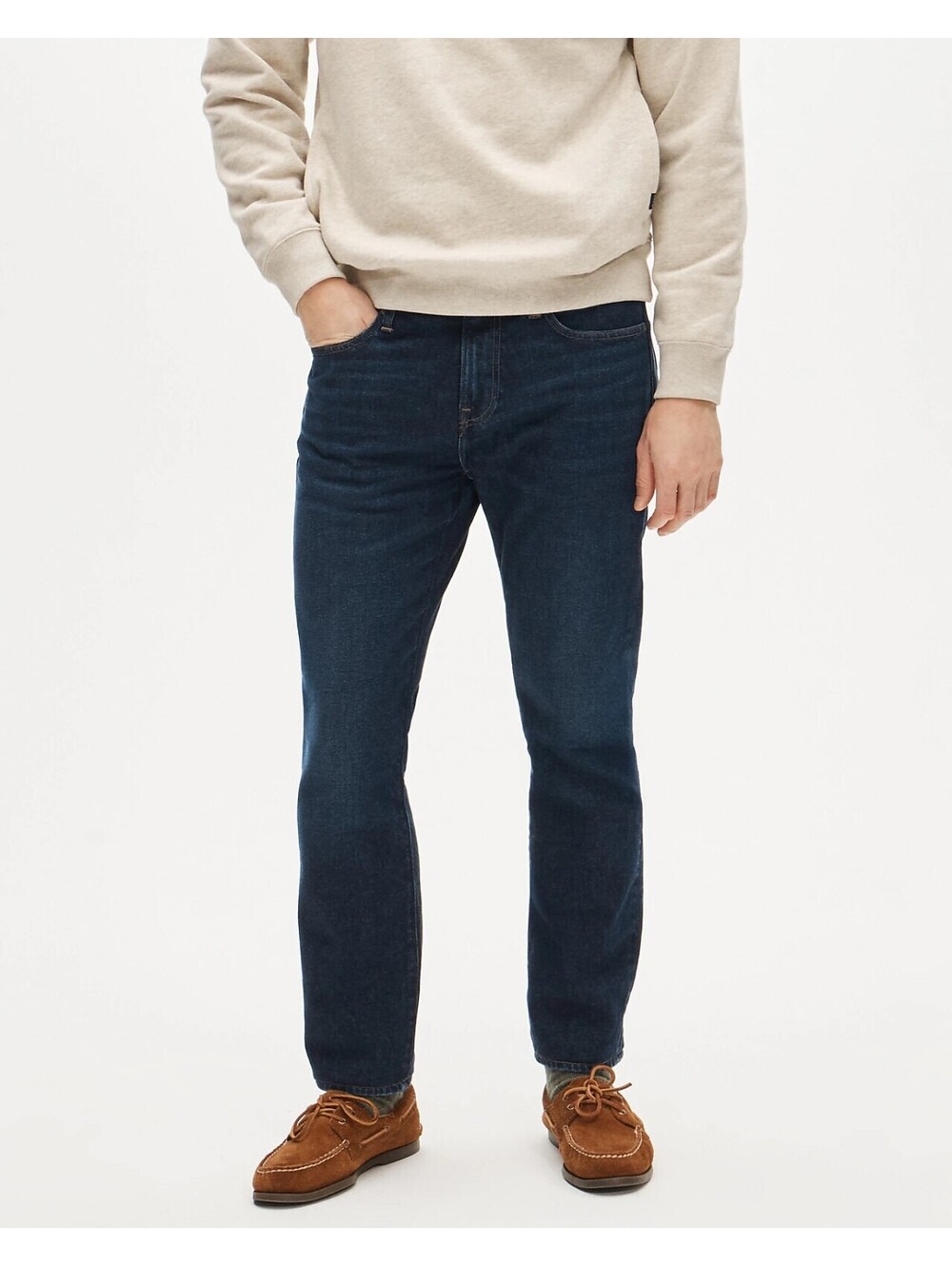 J.Crew Men's Dark Blue Denim Jeans Style 484, Size W34 L30
